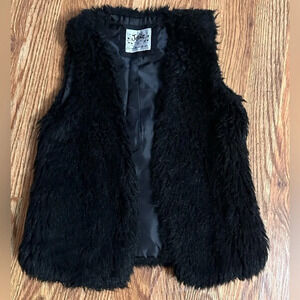 Justice faux fur vest for girls, size 12